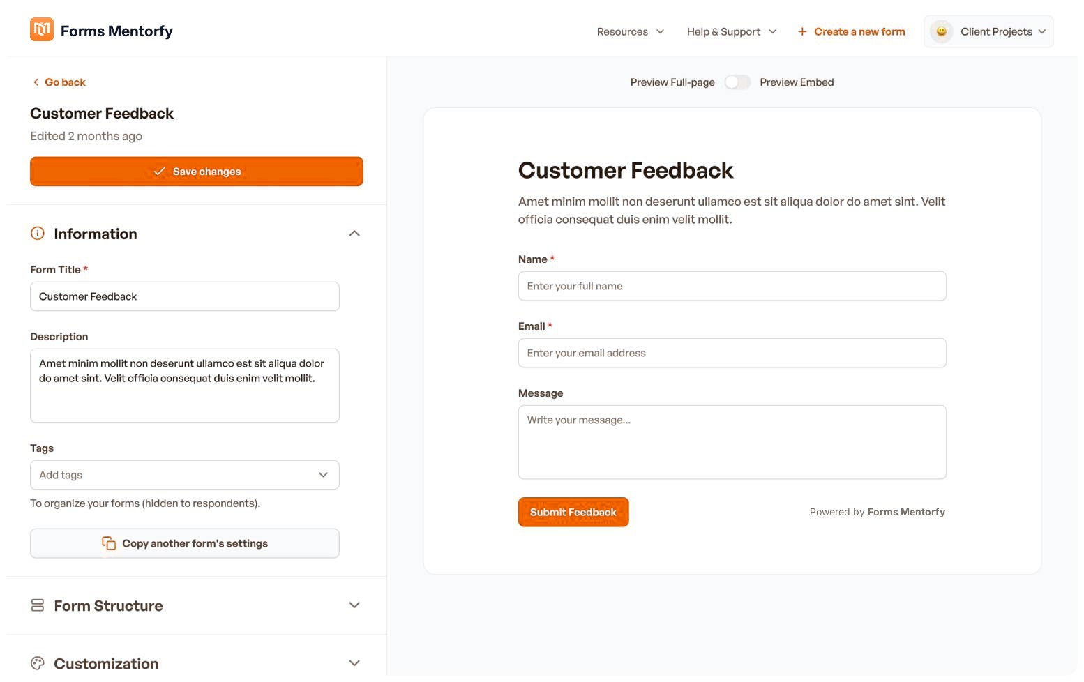 Product screenshot